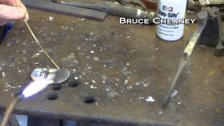 How to Silver Solder  Silver Steel and Copper [upl. by Aehsat]