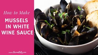 Mussels in White Wine [upl. by Yrtneg]