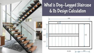 What is Dog Legged Staircase  Types of Staircase  Construction Engineering [upl. by Doak]