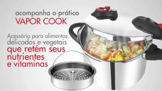 Panela de Pressao Clock Ppfe 6litros Inox [upl. by Aiceled154]