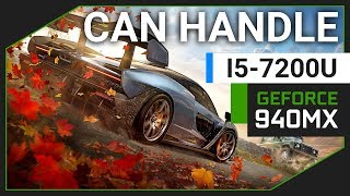 Forza Horizon 4  NVIDIA GEFORCE 940MX  i5 7200U [upl. by Rosenthal721]