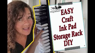 EASY Craft Ink Pad Storage Rack DIY [upl. by Lowenstern200]