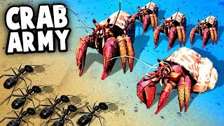 GIANT CRABS vs ARMY ANTS Invasion Empires of the Undergrowth Gameplay  EotU [upl. by Lashond]