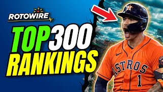 Updated 2024 Fantasy Baseball Rankings Top 300 Pithers and Hitters [upl. by Strain]