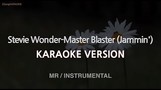 Stevie WonderMaster Blaster Jammin MRInstrumental Karaoke Version [upl. by Barncard]