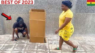 😂😂😂BEST OF 2023 SCARE PRANKS  Statue  Bushman  Gorilla Part 1 [upl. by Anaejer589]