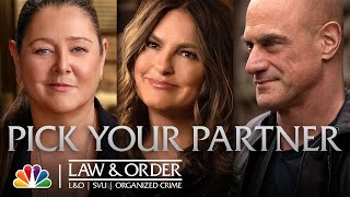 Who Would You Partner With  NBCs Law amp Order [upl. by Okoyk]