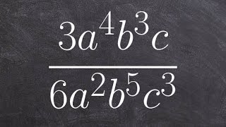 Dividing monomials [upl. by Nitsirc578]