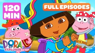 Dora FULL EPISODES Marathon ➡️  3 Full Episodes  120 Minutes  Dora the Explorer [upl. by Onairam]