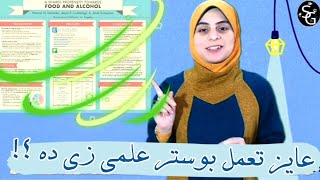 كيفية عمل بوستر\ملصق علمى للمشاركة فى مؤتمر ؟ 2023 Scientific Poster [upl. by Nanji]