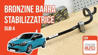 Sostituzione bronzine della barra stabilizzatrice Clio 4 🚗 [upl. by Renckens]