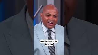 Shaq laugh After Chuck Goes Off on Pelicans lose 30 vs OKC 😜 nba short [upl. by Meeharb]