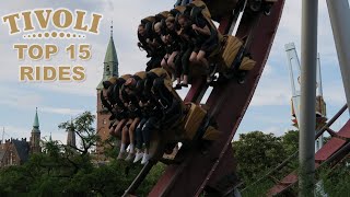 Top 15 Rides at Tivoli Gardens [upl. by Hort]