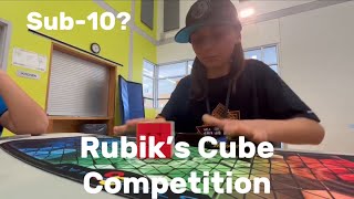 I went to a Rubik’s Cube Competition [upl. by Aruasi]