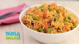 Spicy Vegetable Pulao by Tarla Dalal [upl. by Roter]