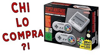 SUPER NINTENDO MINI MA CHI LO COMPRA [upl. by Rabah763]