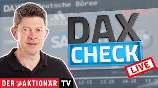 DAXCheck LIVE Allianz Bayer Daimler Truck SAP Siemens Volkswagen Vz im Fokus [upl. by Sears]