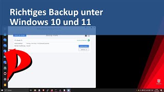 Vollwertiges Backup unter Windows 11 und 10 [upl. by Nnov]