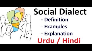 What is Social Dialect Sociolinguistics HindiUrdu [upl. by Sowell141]