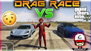 GTA 5  NEW DLC CAR JUGULAR VS NEON  DRAG RACE 2019  WHO WILL WIN [upl. by Beryle]