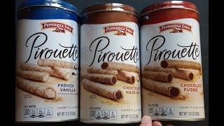 What are PIROUETTE Cookies Reviewing Every Pepperidge Farm Cookie Part 2 Every PIROUETTE [upl. by Adna329]