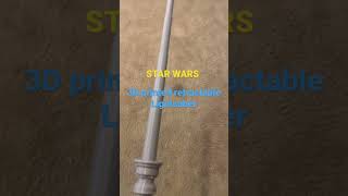 3D printed lightsaber retractable Star Wars Disney Galaxy’s edge skywalker Jedi Luke Rey force [upl. by Rex447]