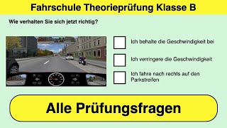 🚘 Führerschein Theorieprüfung Alle Fragen amp Antworten🚦2024 [upl. by Petrick54]