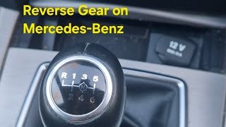 How to engage reverse gear in MercedesBenz EClass manual transmission [upl. by Perrie]