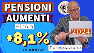 PENSIONI 👉 AUMENTI N ARRIVO fino a  81 da GENNAIO❗️ Ecco per chi [upl. by Davidde]