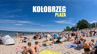 Kołobrzeg PLAŻA ⛱  LATO 2023  Spacer po plaży dzień pierwszy [upl. by Mecke]