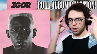 FIRST TIME LISTEN IGOR  Tyler The Creator FULL ALBUM REACTION [upl. by Eniawtna]