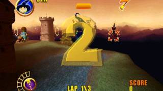 Billy the Wizard Rocket Broomstick Racing PS2 Gameplay [upl. by Aical]