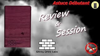 STICKY BRICK Junior Review Test vapeur Vaporisateur Sticky Brick Labs Avis [upl. by Erihppas]