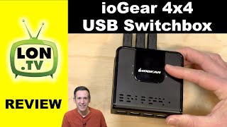 IOGEAR 4x4 USB Sharing Switch Review  Share 4 USB devices with 4 Computers [upl. by Annadiana]