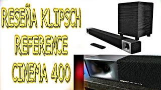 KLIPSCH CINEMA 400 RESEÑA Y EXPERIENCIA DE USO EN ESPAÑOL [upl. by Yllen565]