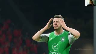 Hibernian My reactions and comments gameplay EA Sports FC 24 [upl. by Ulrica]