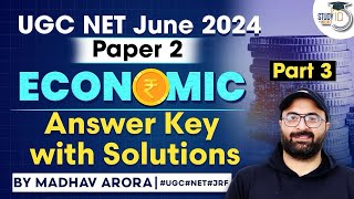 UGC NET ReEXAM 2024  UGC NET June 2024 Exam Analysis  Paper 2 Economics  Madhav Arora [upl. by Ennayelsel371]