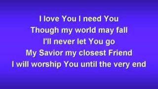 Jesus Lover of My Soul worship video w lyrics [upl. by Sanbo]