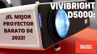 VIVIBRIGHT D5000 Opiniones tras probar este candidato a mejor proyector calidad precio 2022 [upl. by Ellirehs]