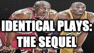 Kobe Bryant vs Michael Jordan  Identical Plays The Sequel Part II [upl. by Kazimir]