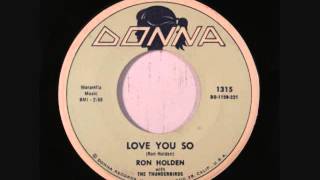 Ron Holden  Love You So [upl. by Kaete]