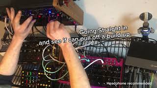 Making electronic music Analog synths DFAM and Behringer EDGE patches LIVE demo Workflow process [upl. by Heydon]