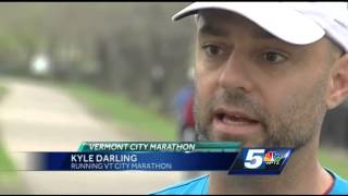 2time cancer survivor plans to run Burlington half marathon [upl. by Ahsitak]