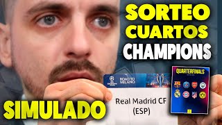 🔴EN DIRECTO SORTEO DE CUARTOS DE FINAL DE LA CHAMPIONS LEAGUE · SIMULACIÓN JKCLIFE · ¿CLÁSICO [upl. by Brazee]