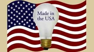 Incandescent Light Bulb Made in the USA 10000 hours [upl. by Powel]