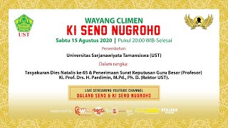 LiveStreaming Wayang Climen Ki Seno Nugroho  ONTOSENO MAHAGURU [upl. by Siraved]