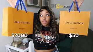 2000 LOUIS VUITTON BAG FOR 50 [upl. by Ynaffik]