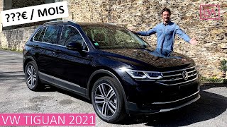 Essai Volkswagen Tiguan hybride 2021  Nachetez pas une autre voiture pour ce prix [upl. by Ahsinat]