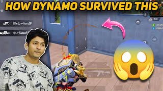 DYNAMO VS 4 SQUAD  HOW DYNAMO SURVIVED CONQUEROR BGMI [upl. by Krebs]