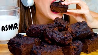 ASMR Brownies Mukbang No TalkingEating Sounds [upl. by Rriocard839]